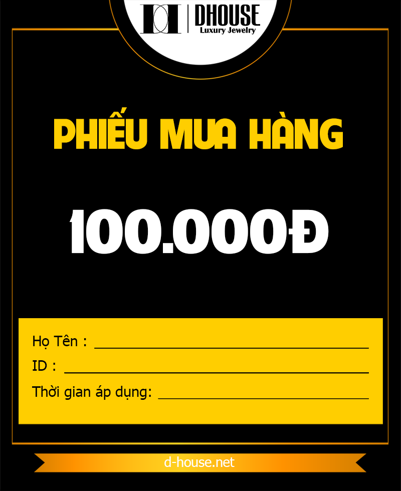 DHOUSE - Voucher mua hàng DHouse 100k - QD