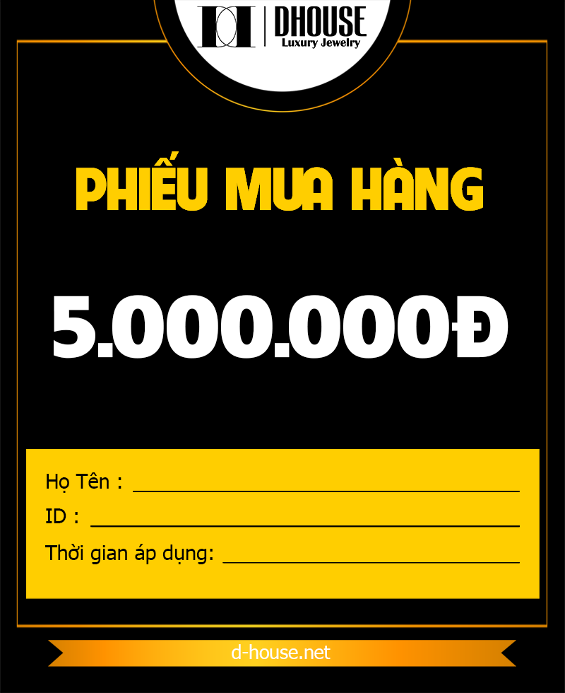 DHOUSE - Voucher mua hàng DHouse 5 triệu - QD