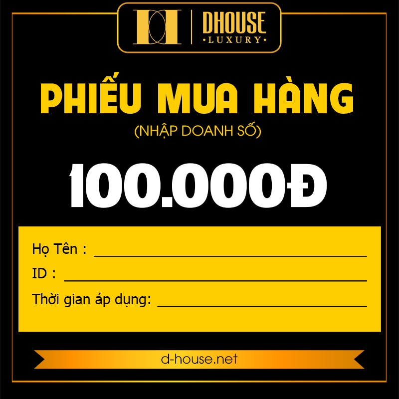 DHOUSE - Voucher mua hàng DHouse 100k