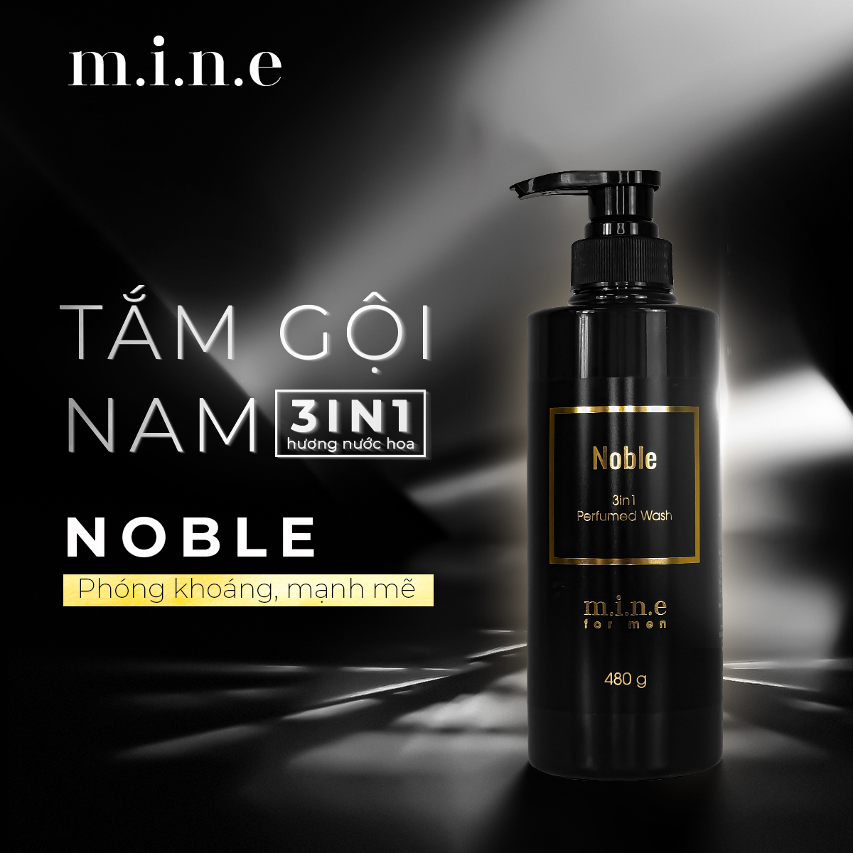 Tắm gội 3 in 1 Hương Nước Hoa Mine - Noble