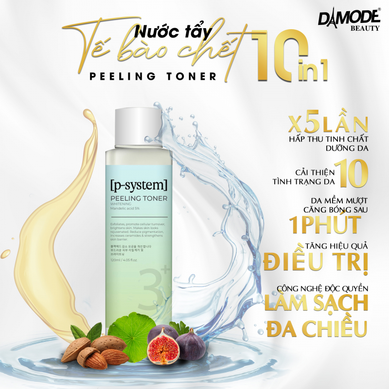 PEELING TONER - Nước Tẩy Da Chết, Dưỡng Da 