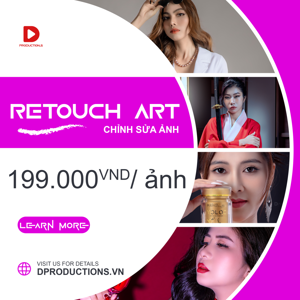 RETOUCH ART - CHỈNH SỬA ẢNH (1 ẢNH)