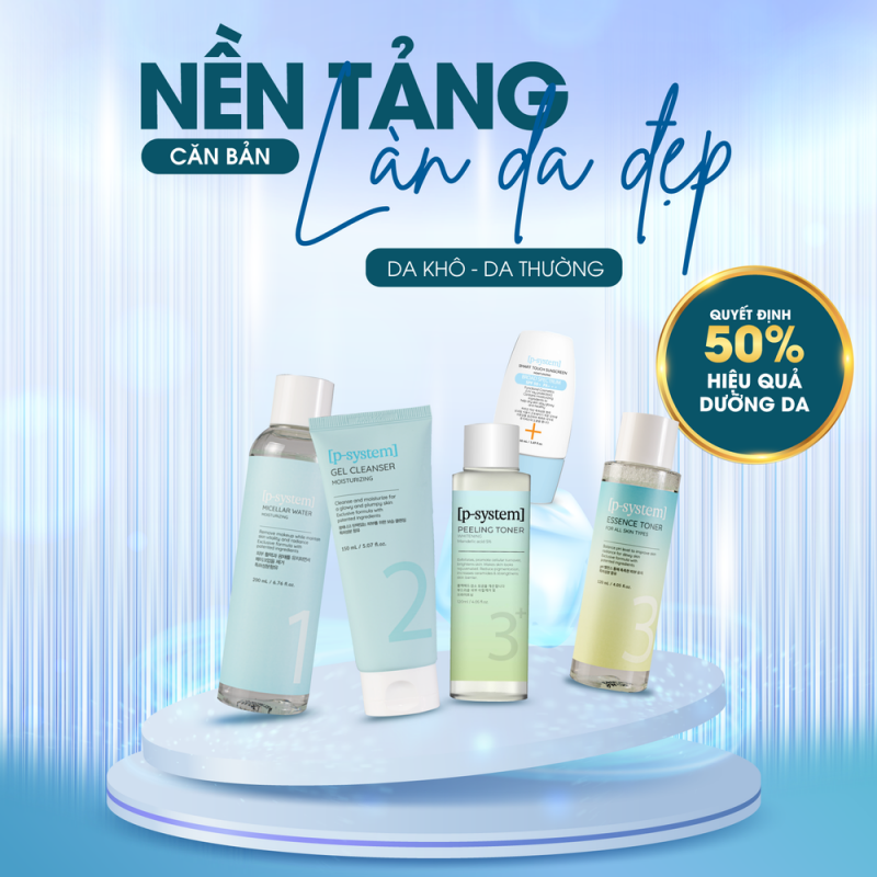 Làm Sạch Bảo Vệ Cơ Bản Da Khô, Da Thường