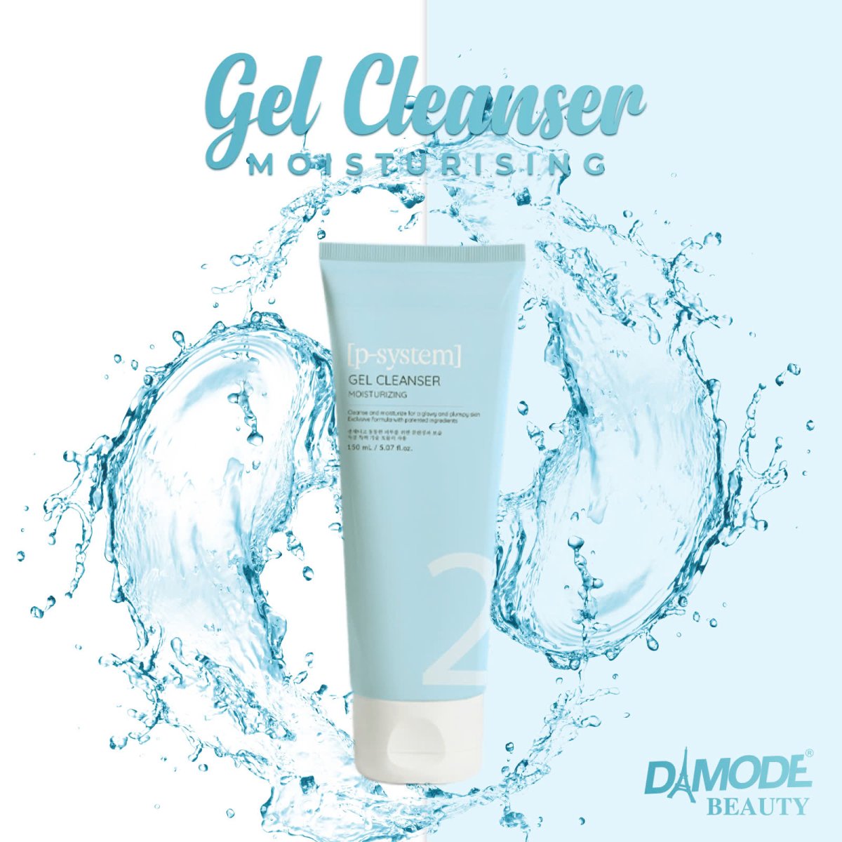 Gel Cleanser Moisterizing - Sữa rữa mặt Da khô, mất nước, nhạy cảm