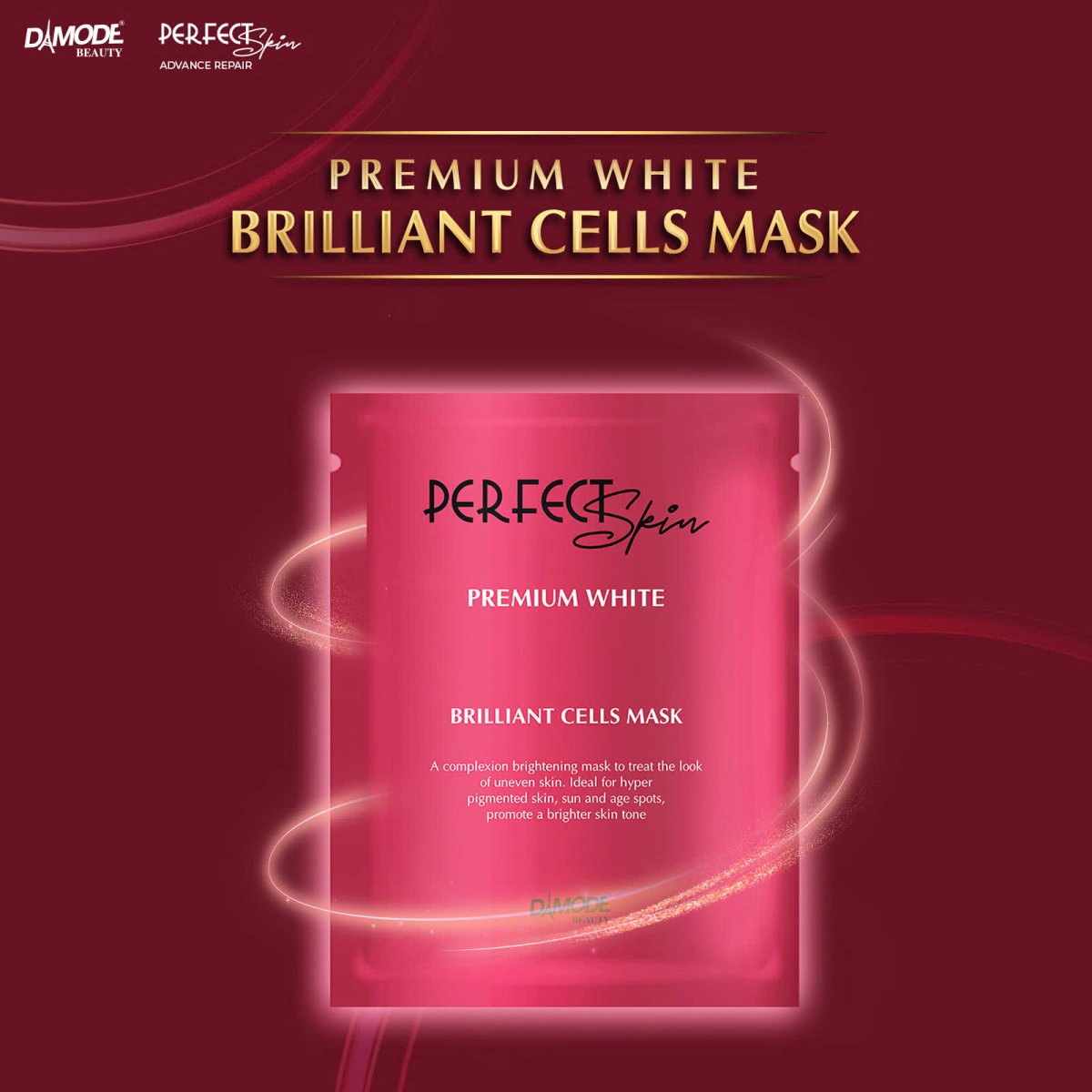 Brilliant Cell  Mask - 8c - Mặt Nạ Tinh Chất Cô Đặc Sáng Da, Mờ Thâm, Sạm