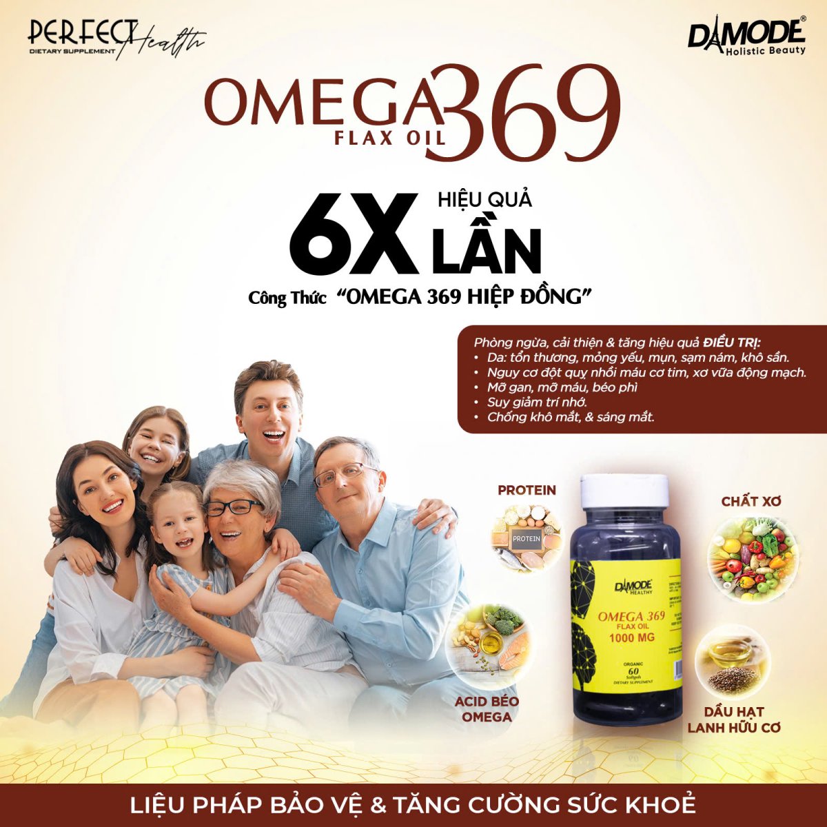 Omega369 - Hỗ trợ Tim mạch, Da, Tóc, Kháng viêm