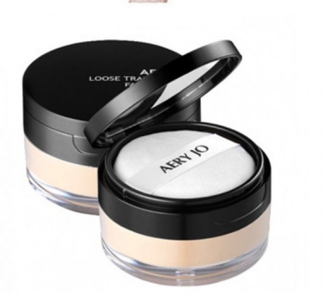 Milky Dress - Phấn bột che khuyết điểm Aery Jo Loose Translucent Face Powder #No02 - tông tối