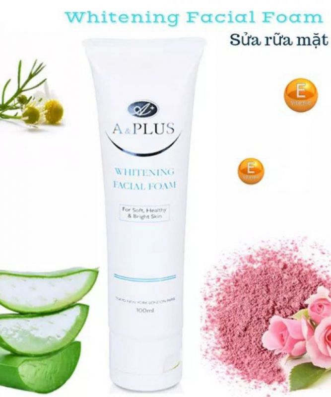 WHITENING FACIAL FOAM - Sửa rửa mặt thảo dược 100ml